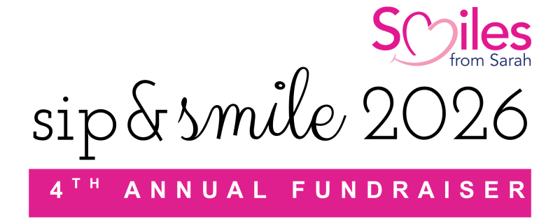 2026 4th Annual Sip & Smile Fundraiser logo