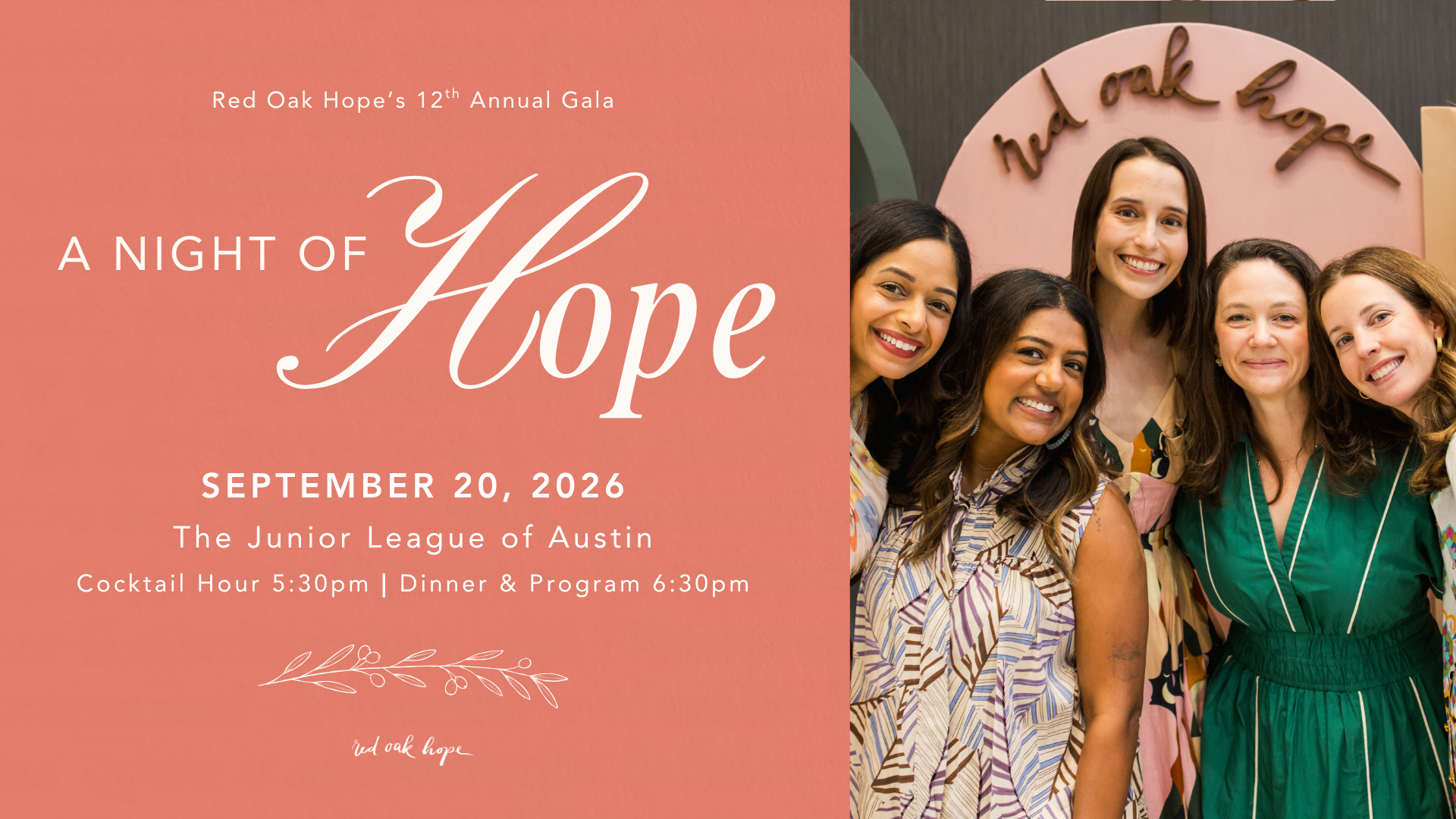 Red Oak Hope Gala background