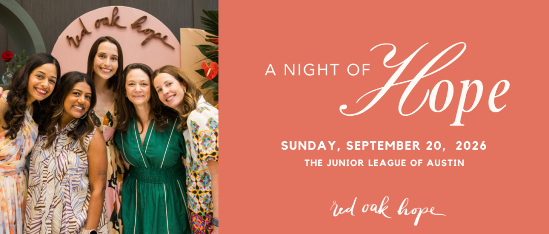 Red Oak Hope Gala banner