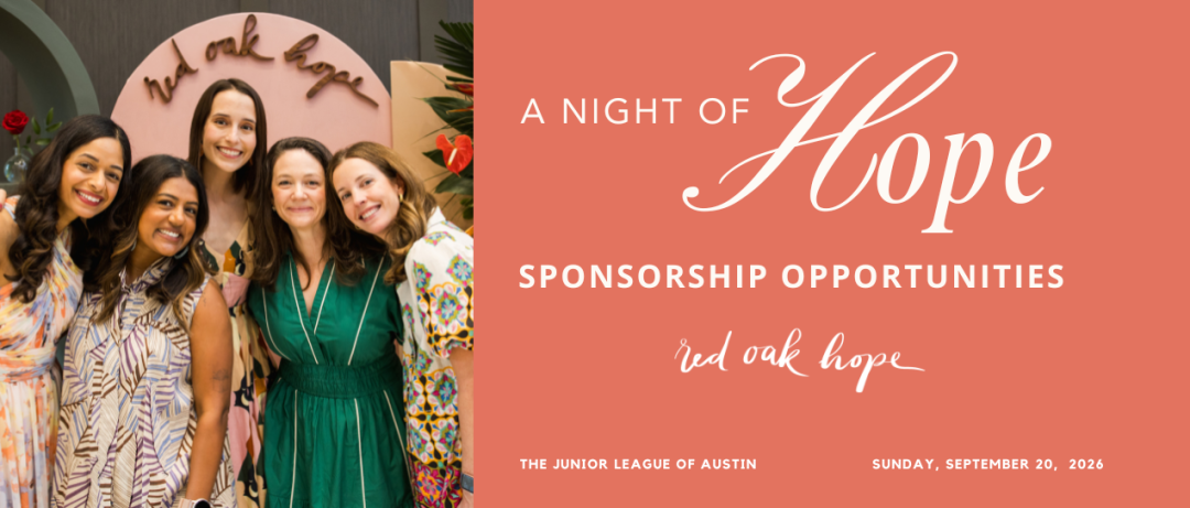 Red Oak Hope Gala banner