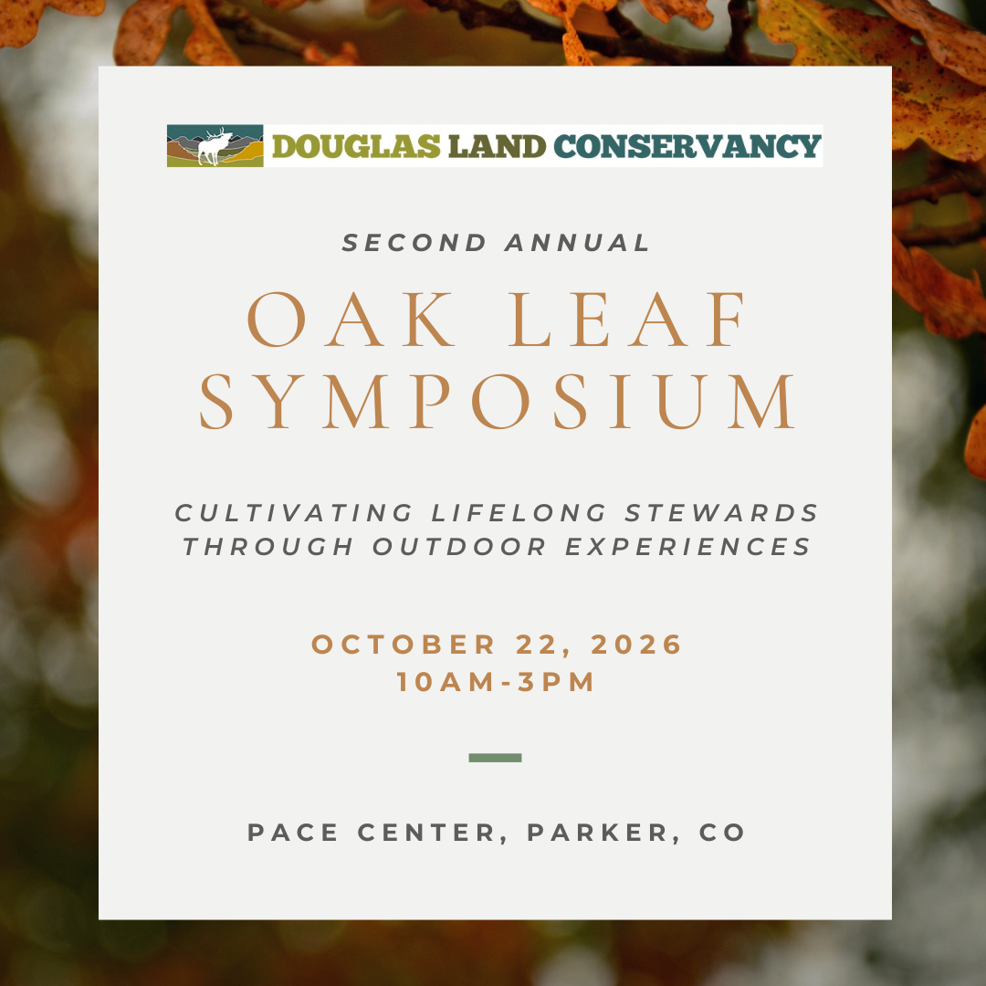 Douglas Land Conservancy | Oak Leaf Symposium 2026 background