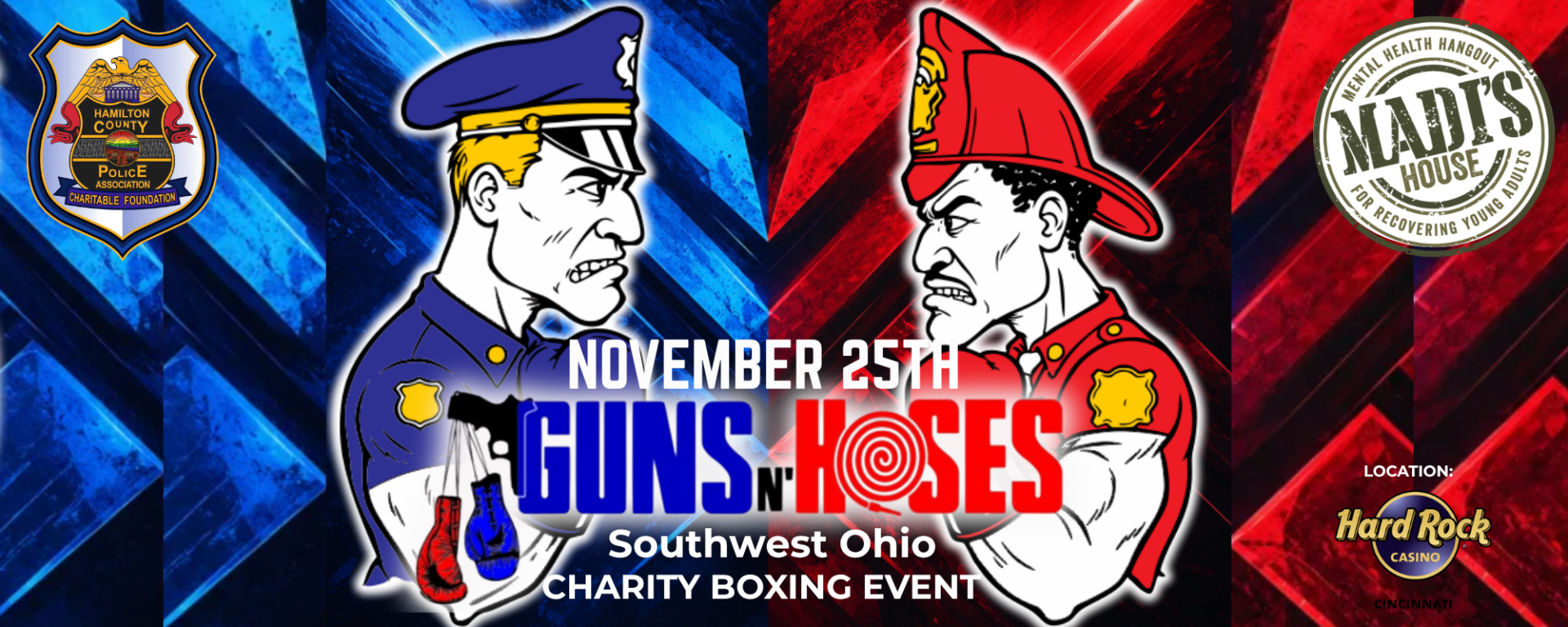 Guns N' Hoses Southwest Ohio background