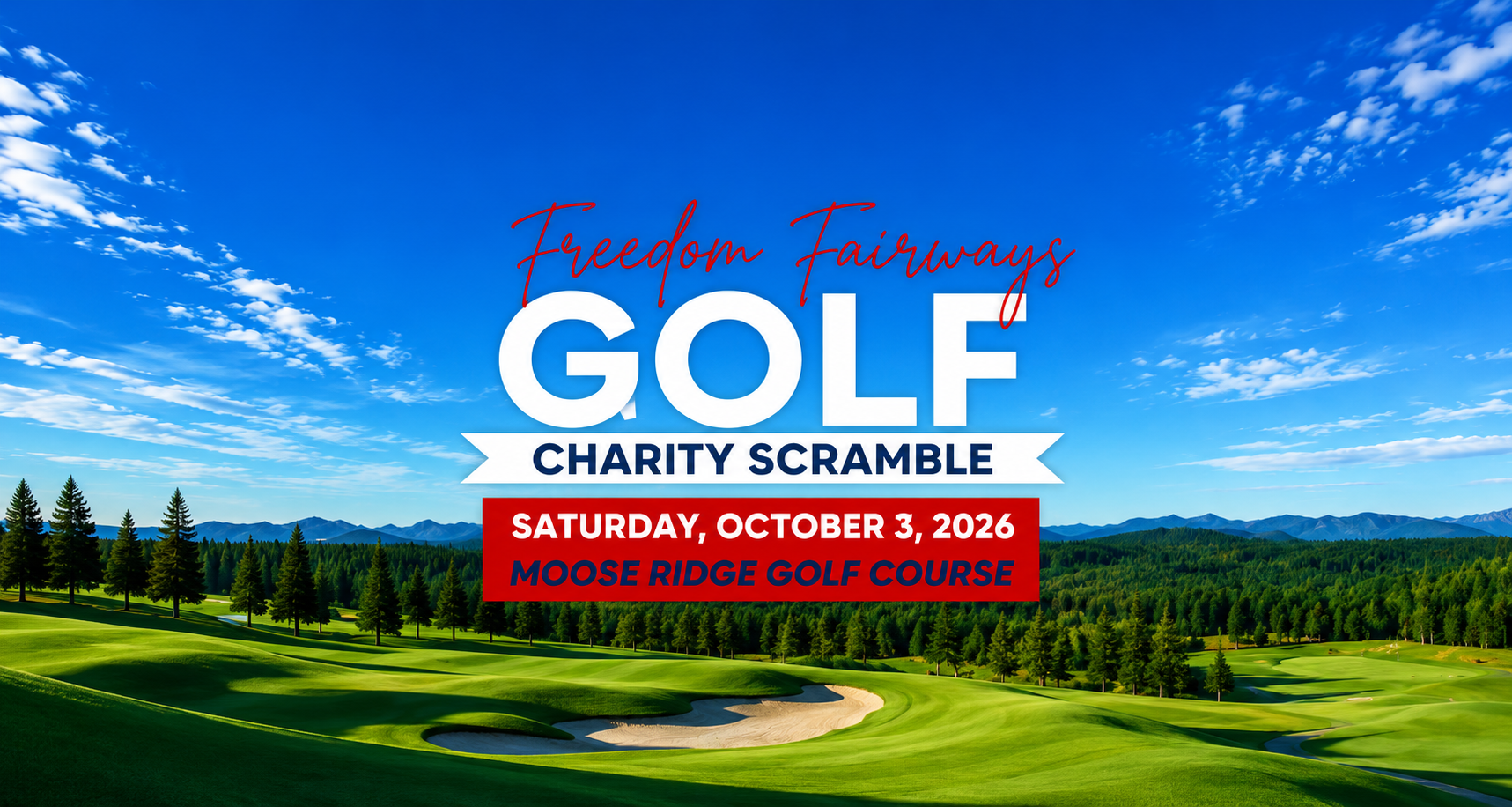 Howell Veterans Association Freedom Fairways Charity Golf Scramble background