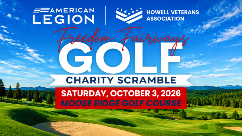 Howell Veterans Association Freedom Fairways Charity Golf Scramble logo