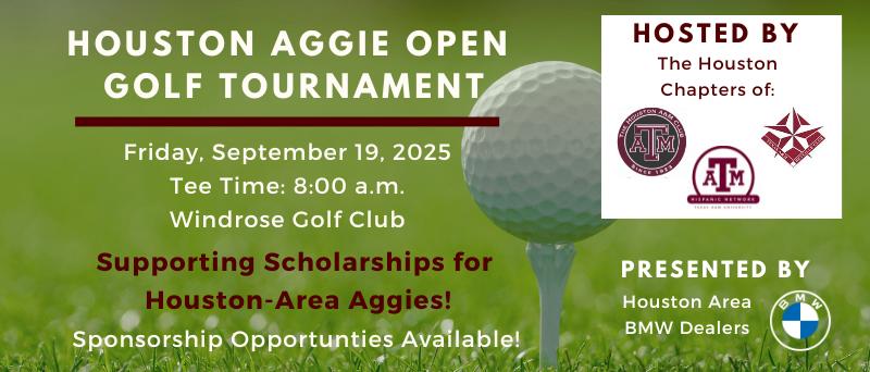 2026 Houston A&M Golf banner