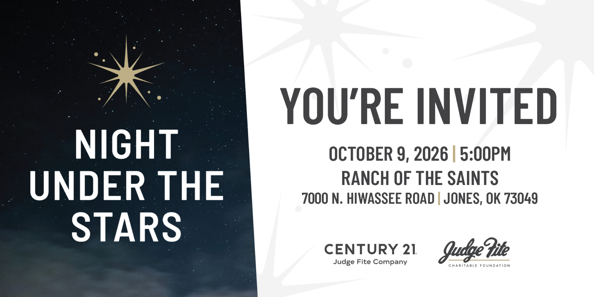 2026 Night Under the Stars background