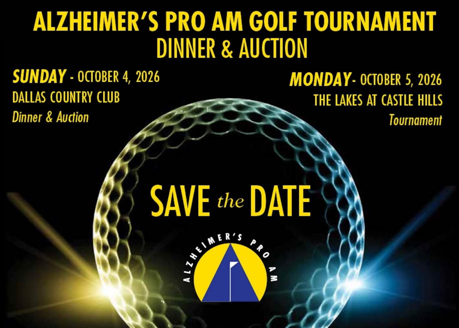 2026 Alzheimer's Pro Am Dinner & Auction background