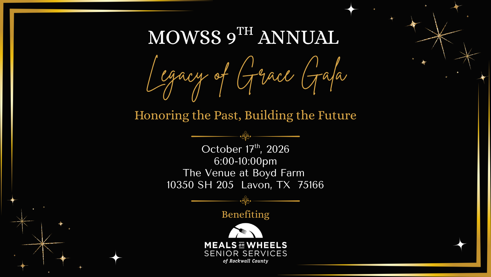 2026 Meals on Wheels Senior Services of Rockwall County background