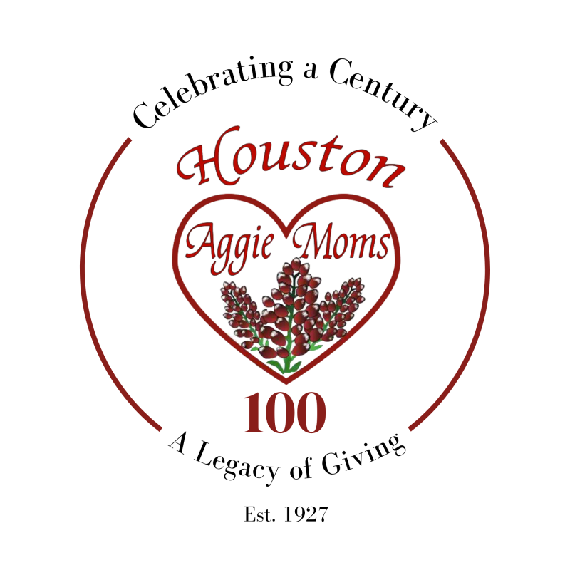 100 Year Celebration of Houston Aggie Moms' Club logo