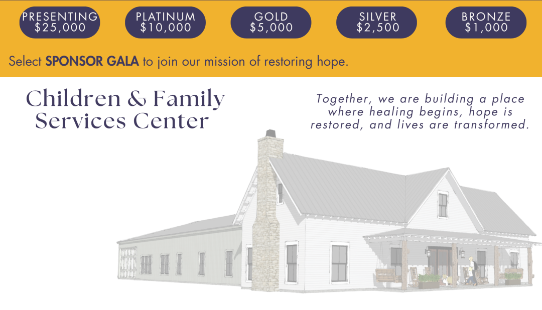 Restoring Hope Gala banner