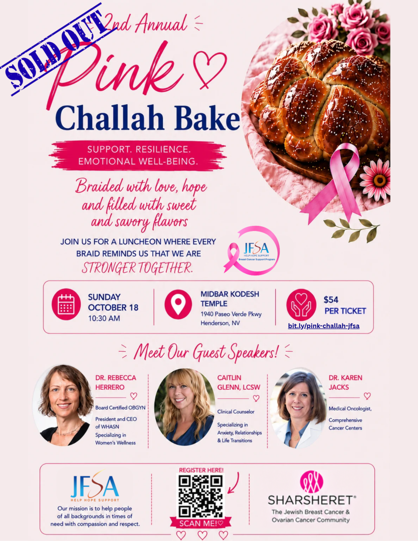 Pink Challah Bake background