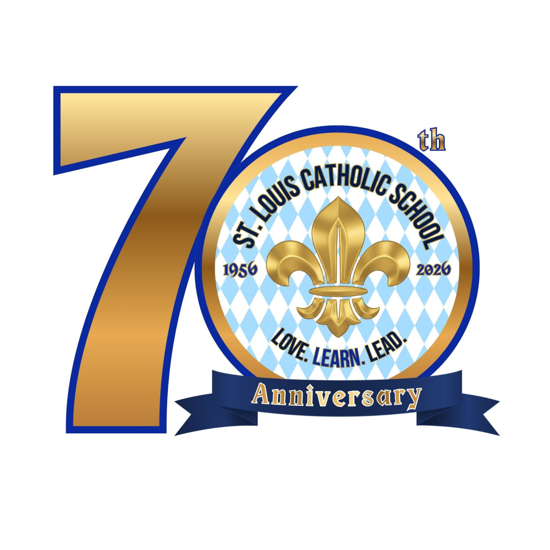 St. Louis School 70th Anniversary Oktoberfest banner