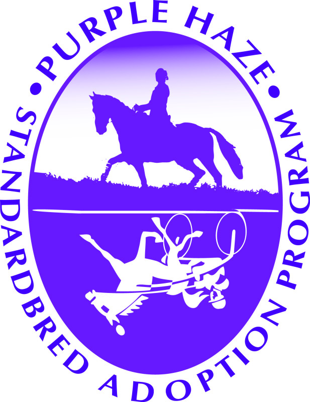 Purple Haze Standardbred Adoption Program logo