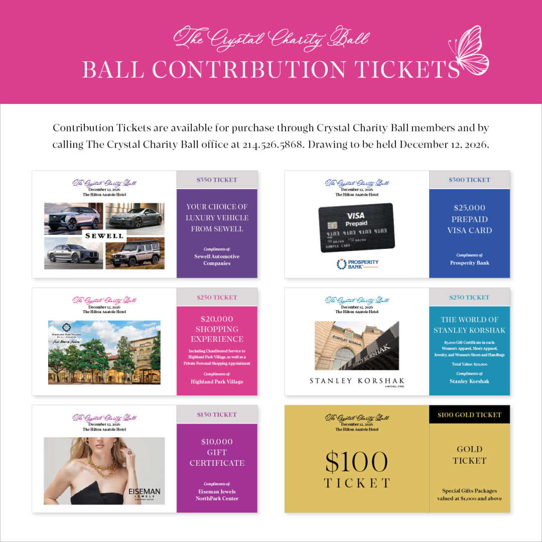 2026 Crystal Charity Ball banner