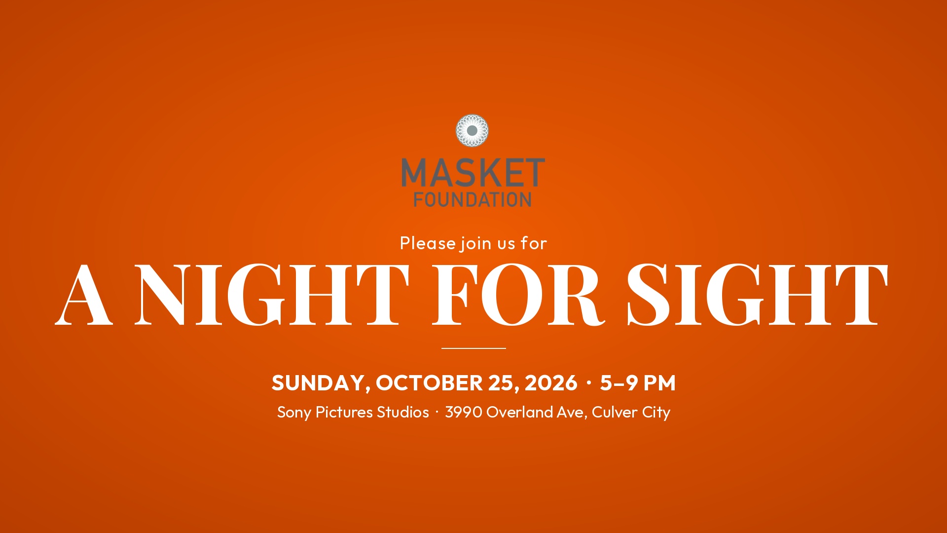 The Masket Foundation background