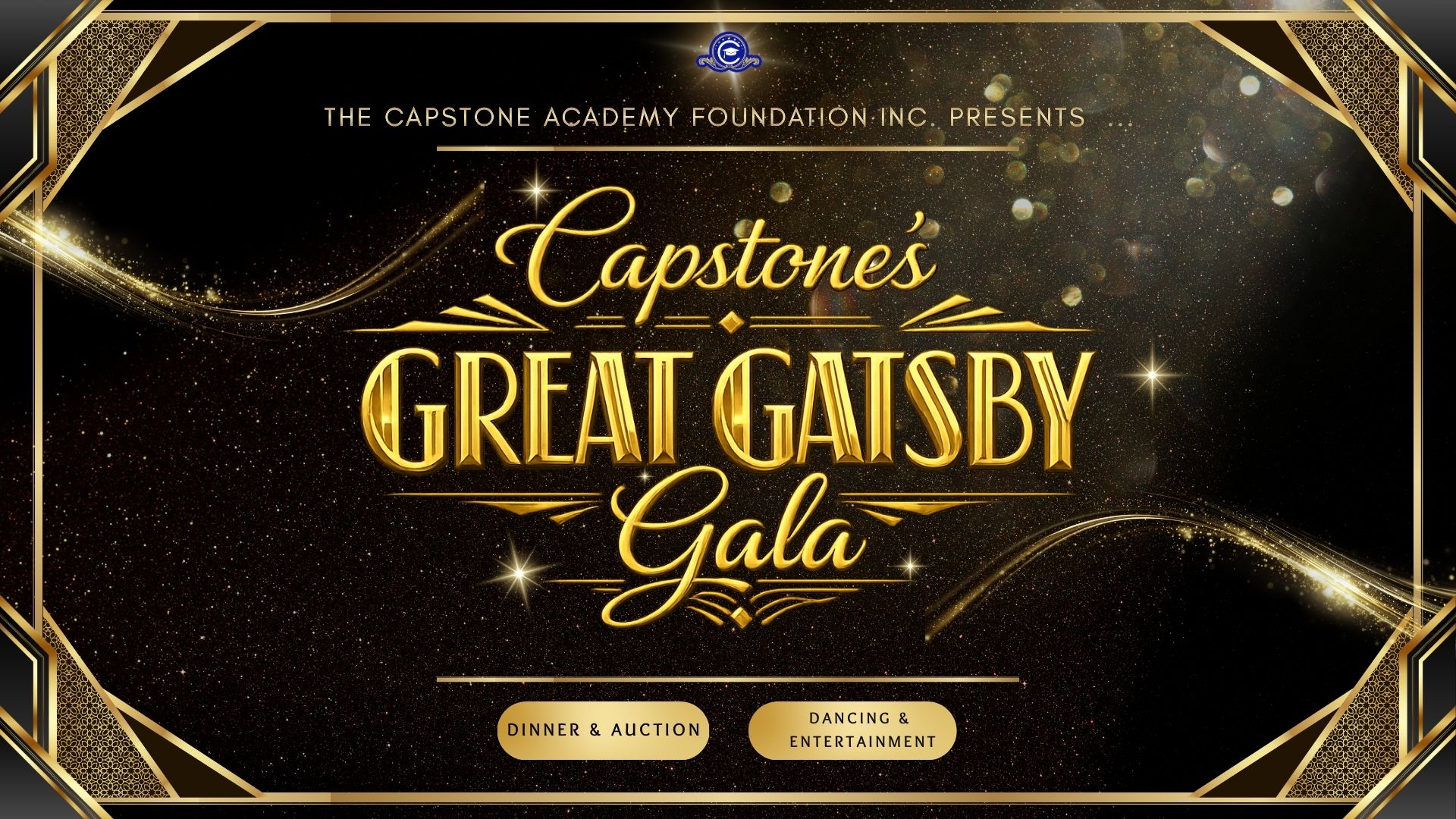 Capstone Academy's Great Gatsby Gala 2026 background