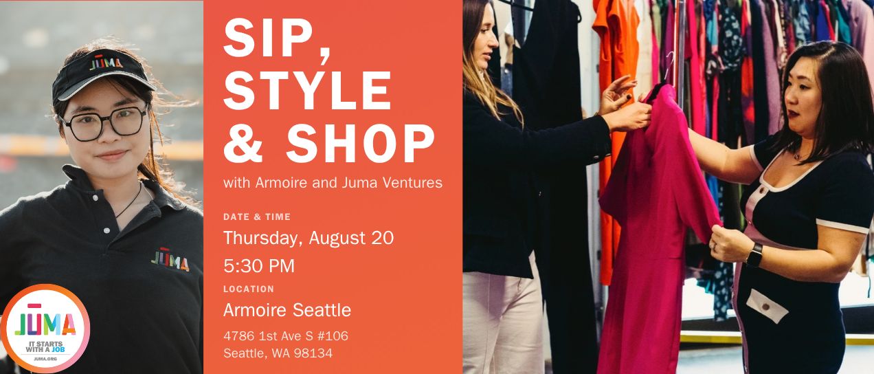 Sip and Shop 2026 background