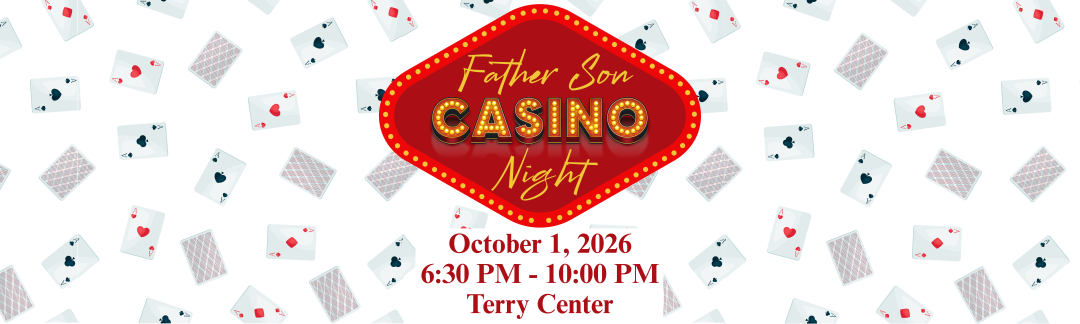 2026 Jesuit Father Son Casino banner