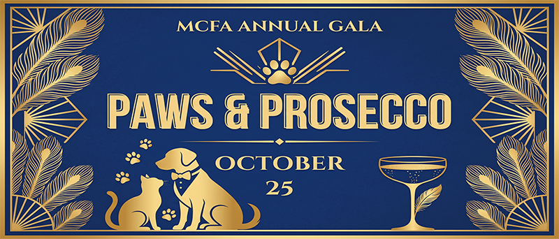 Paws & Prosecco MCFA Annual Gala background