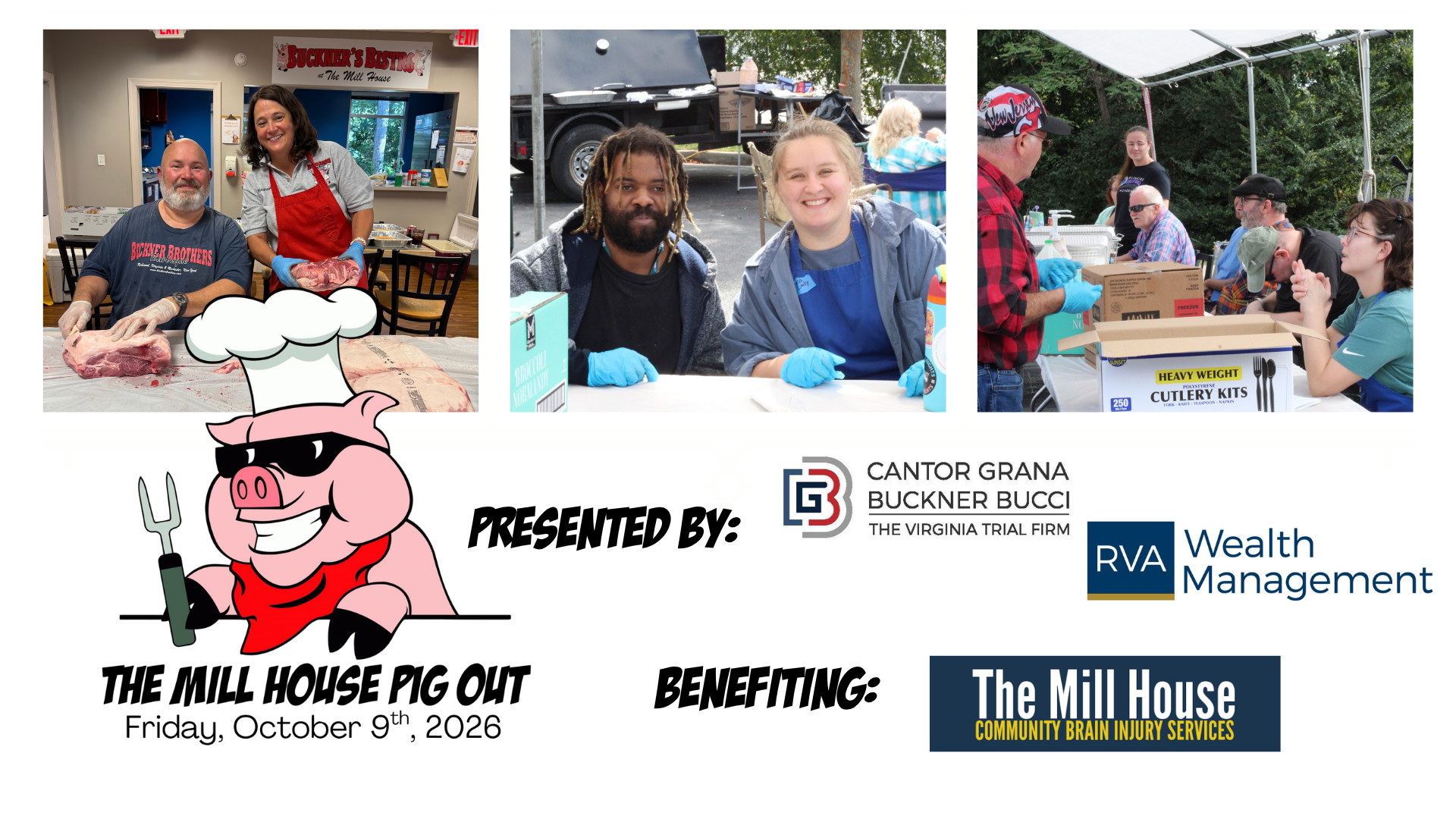 17th Annual Mill House Pig Out background