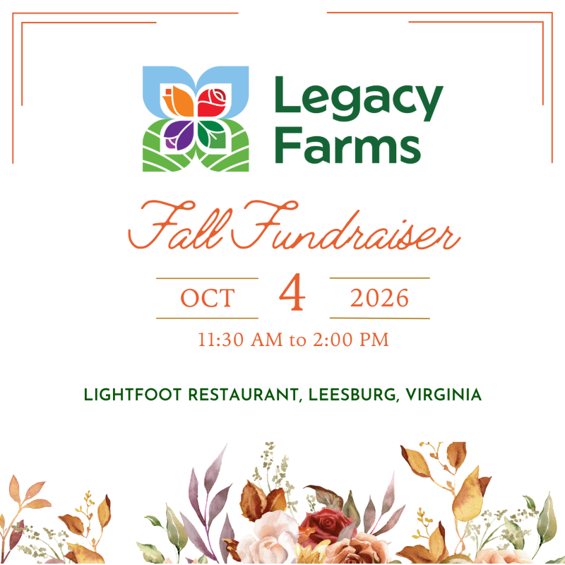 Legacy Farms Fall Fundraiser logo
