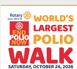 Rotary World's Largest Polio Walk logo