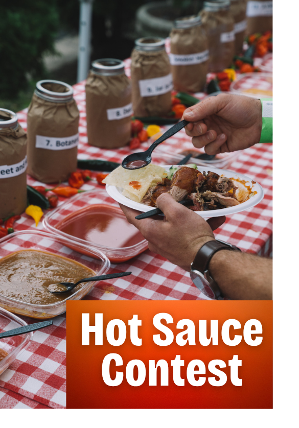 Rocklands 13th Annual Hot Sauce Contest & Pig Roast banner