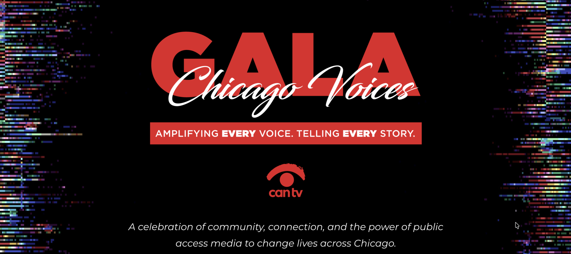 Chicago Voices Gala background
