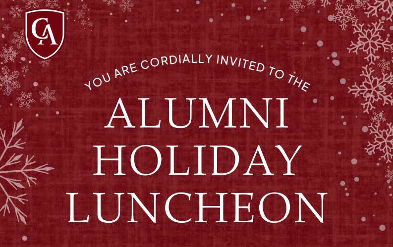 Columbus Academy Alumni Holiday Luncheon 2026 banner