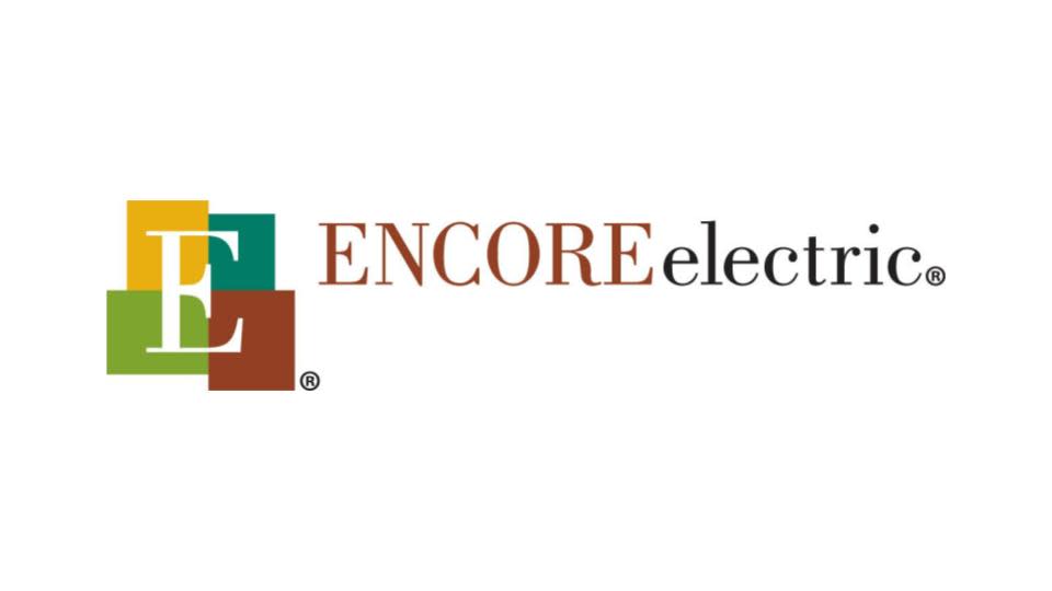 Encore Electric Logo and Website Link