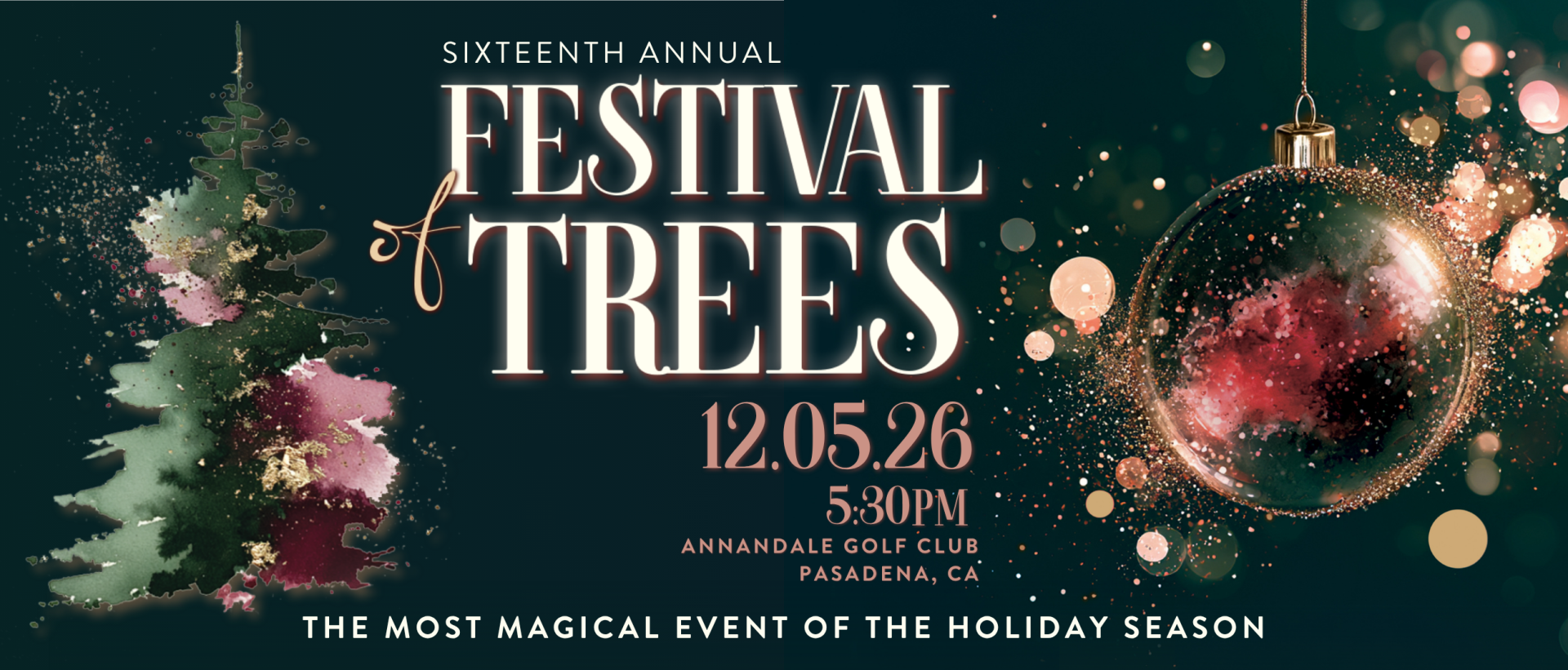 2026 Festival of Trees background