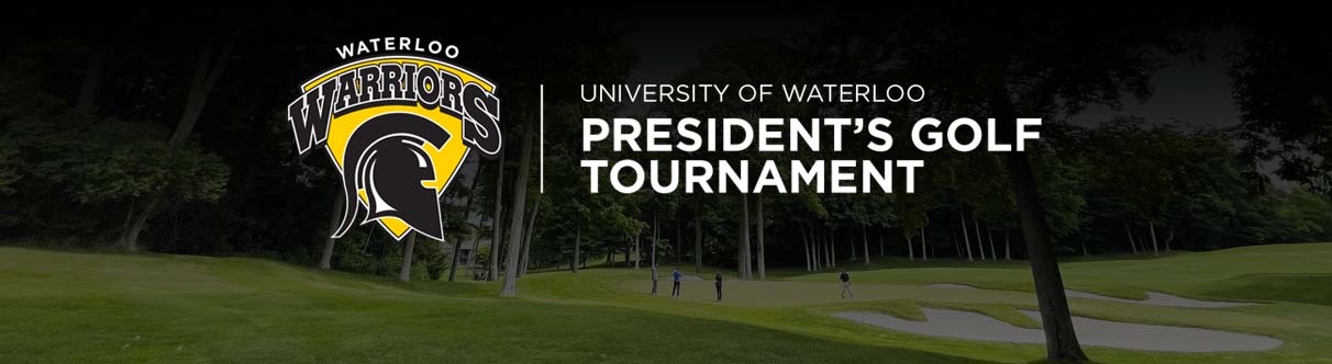 University of Waterloo President's Golf Tournament logo