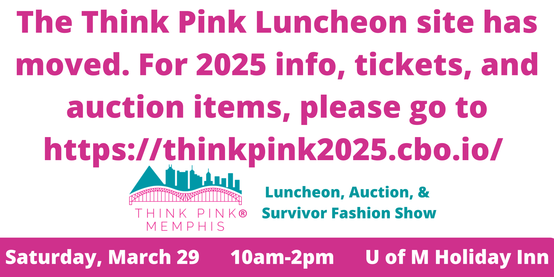 Zeta Tau Alpha Think Pink Memphis logo