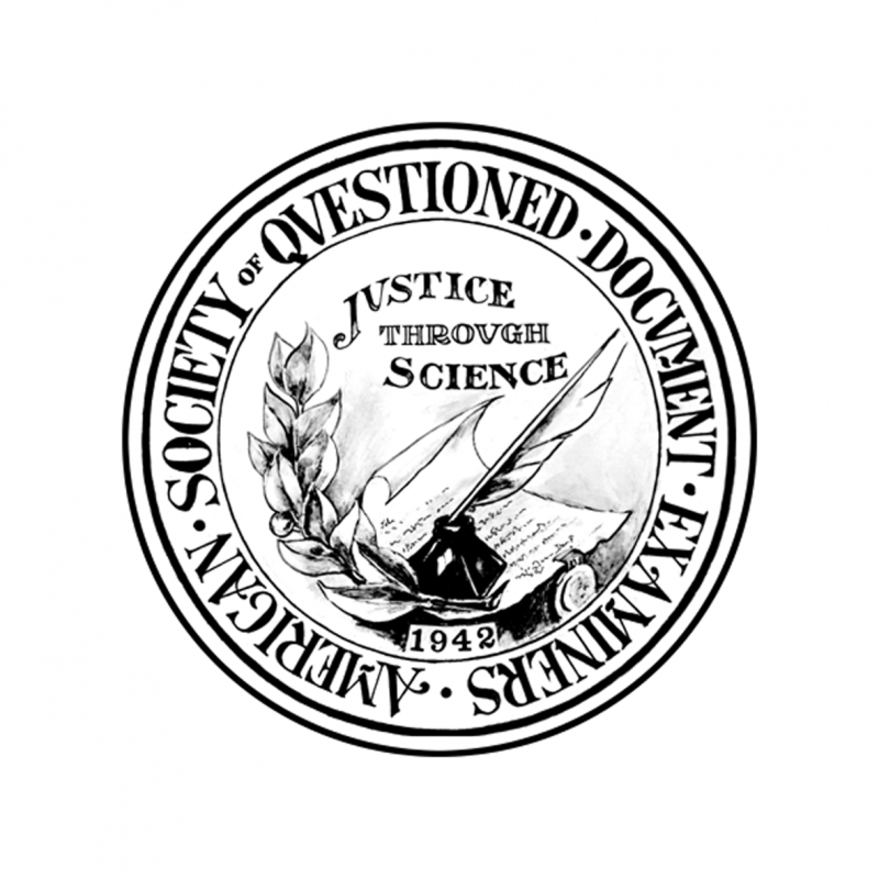 The American Society of Questioned Document Examiners, Inc.  logo