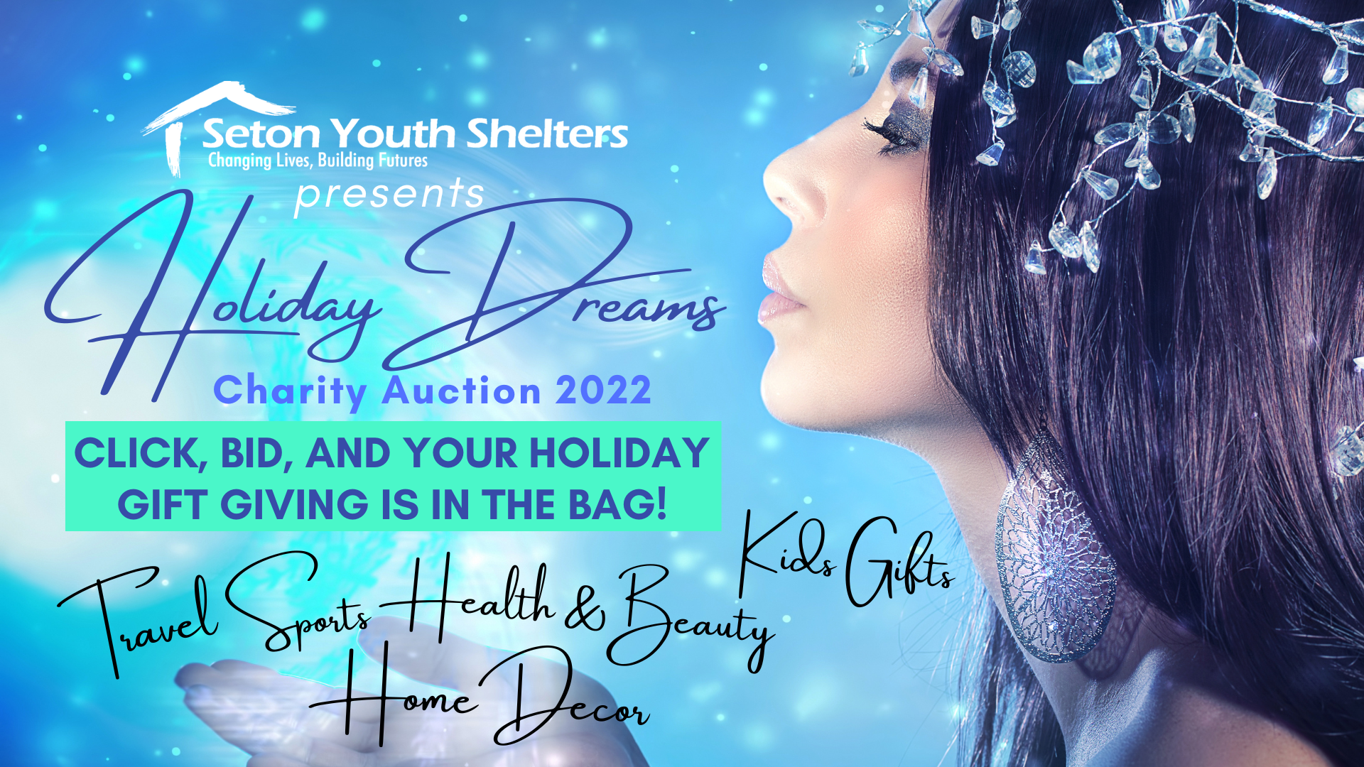 Seton Youth Shelters Holiday Dreams Charity Auction logo