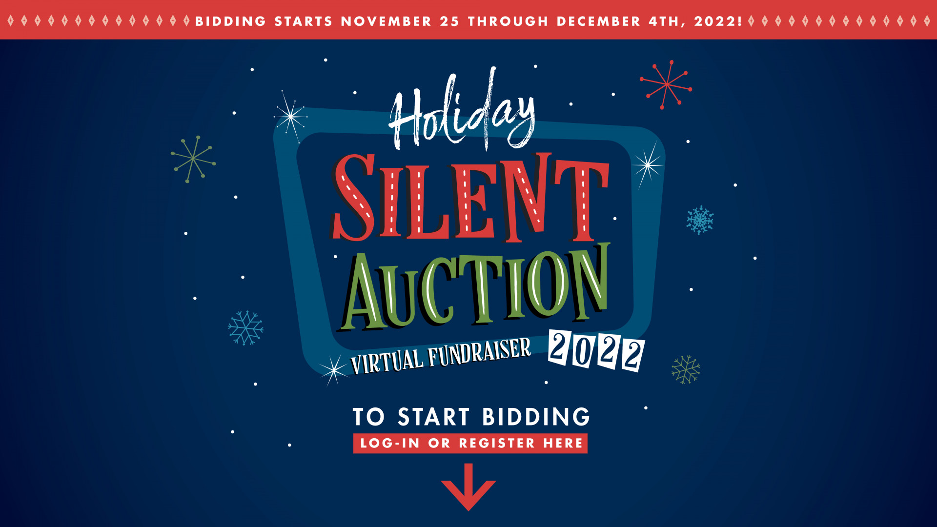 2022 Holiday Silent Auction logo