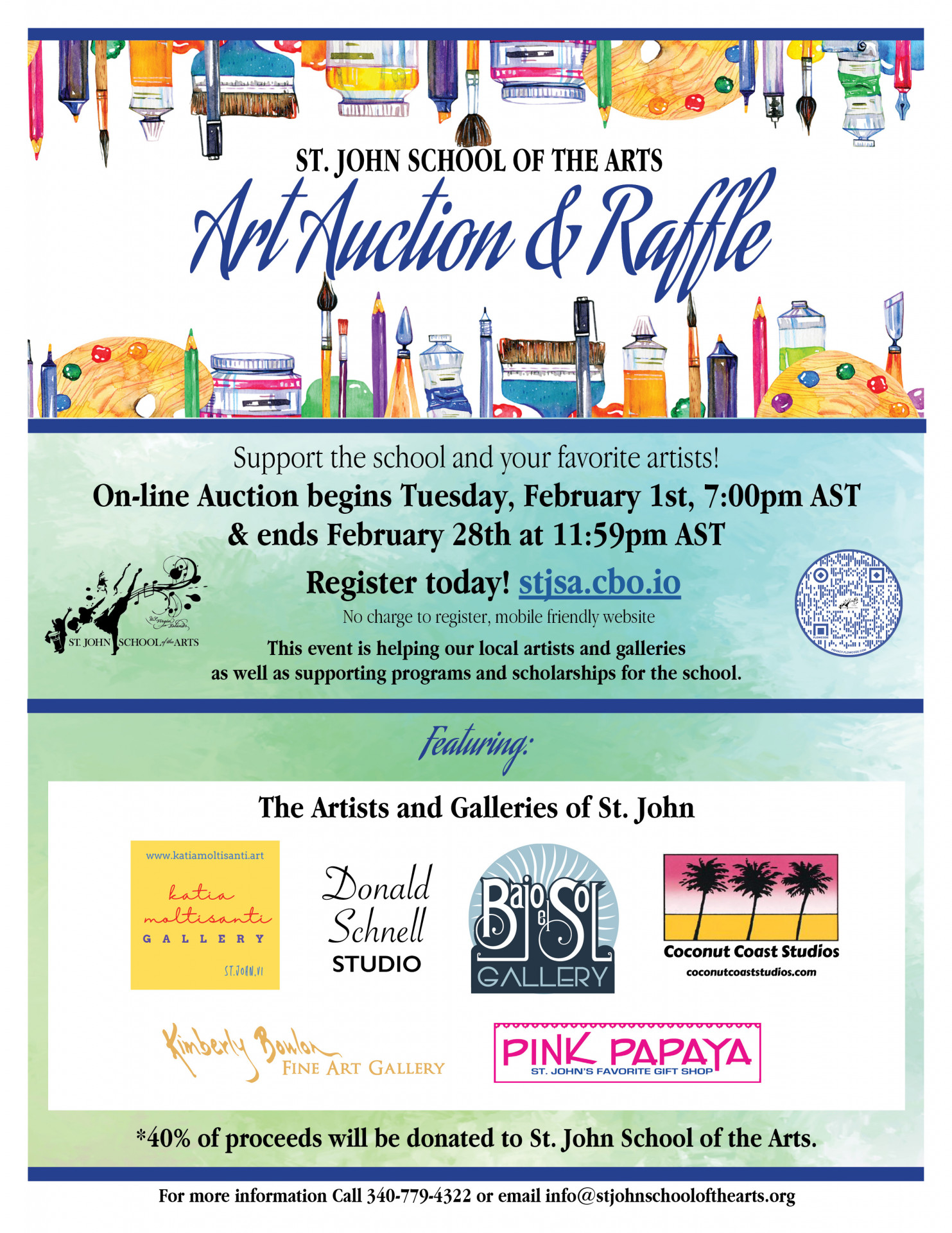 ST JOHN SCHOOL OF THE ARTS logo