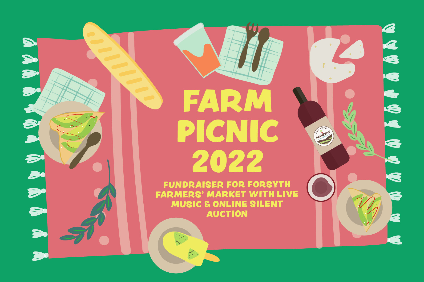 Farm Picnic background