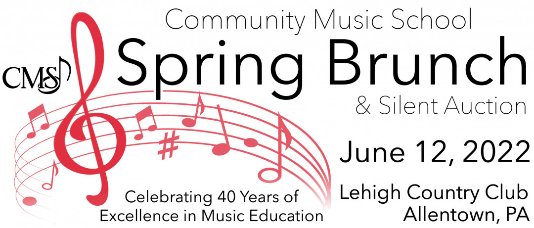 Community Music School Spring Brunch & Silent Auction 2022 banner