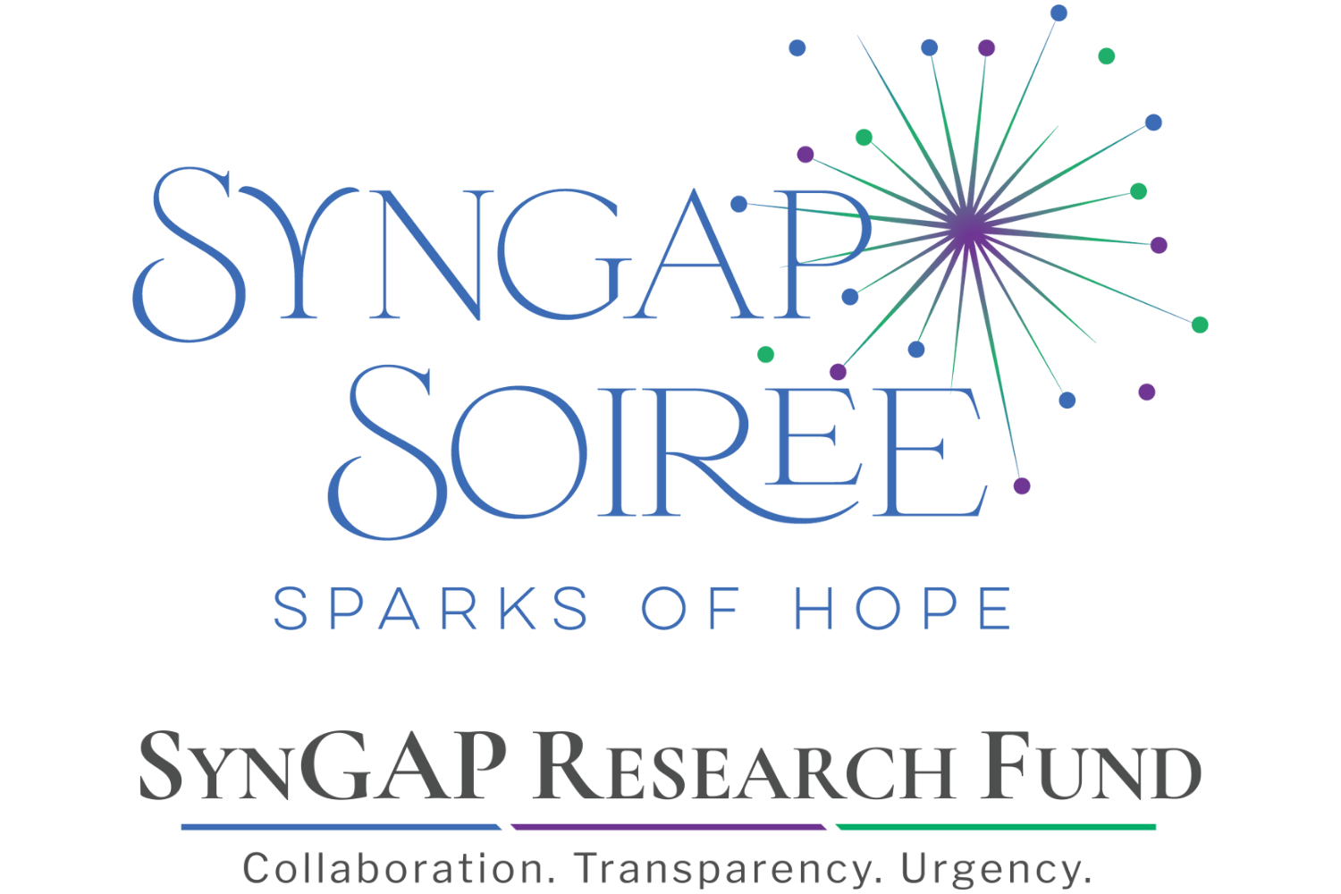 Syngap Soiree • Sparks of Hope logo