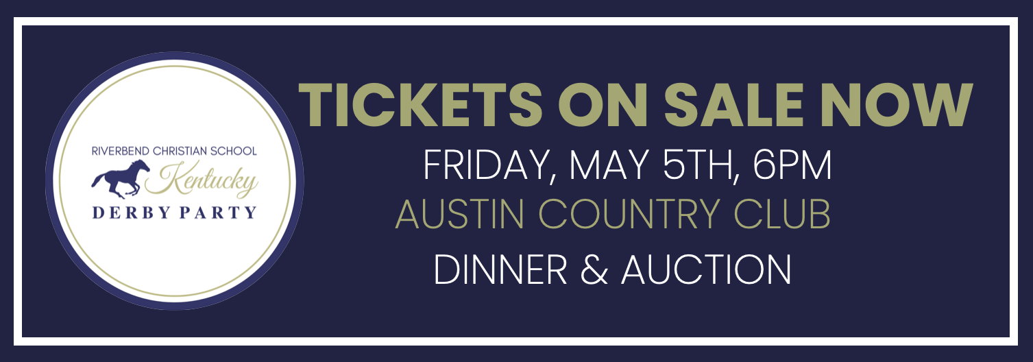 Riverbend Christian School Gala 2023 logo