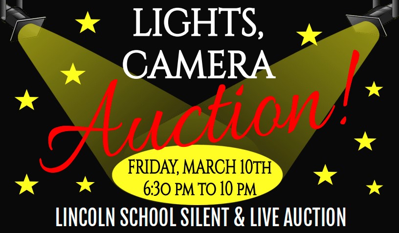 Lincoln PTO Auction 2023 logo