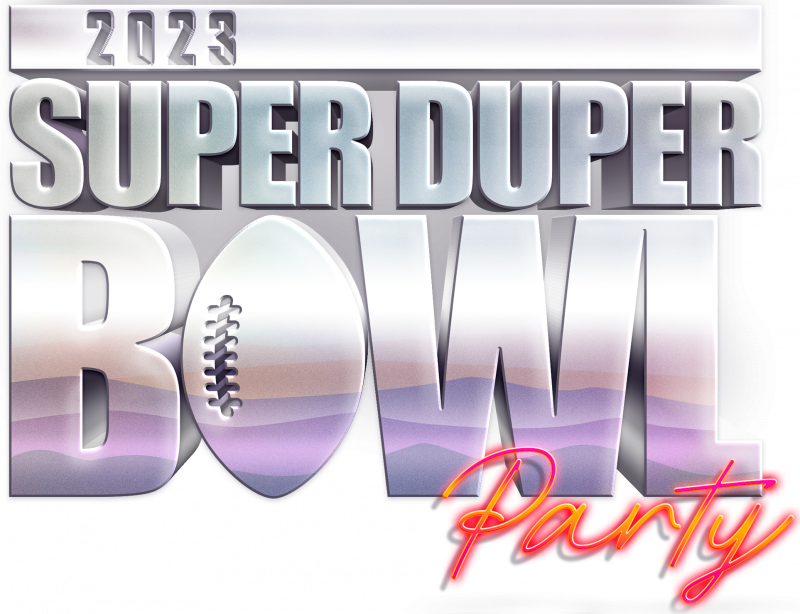 2023-2 Super Duper Bowl Party logo