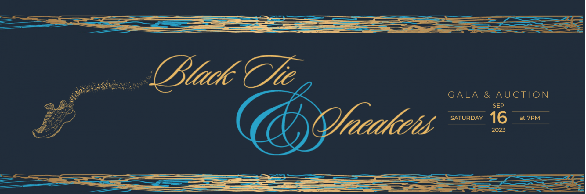 Black Tie & Sneakers Gala and Auction background