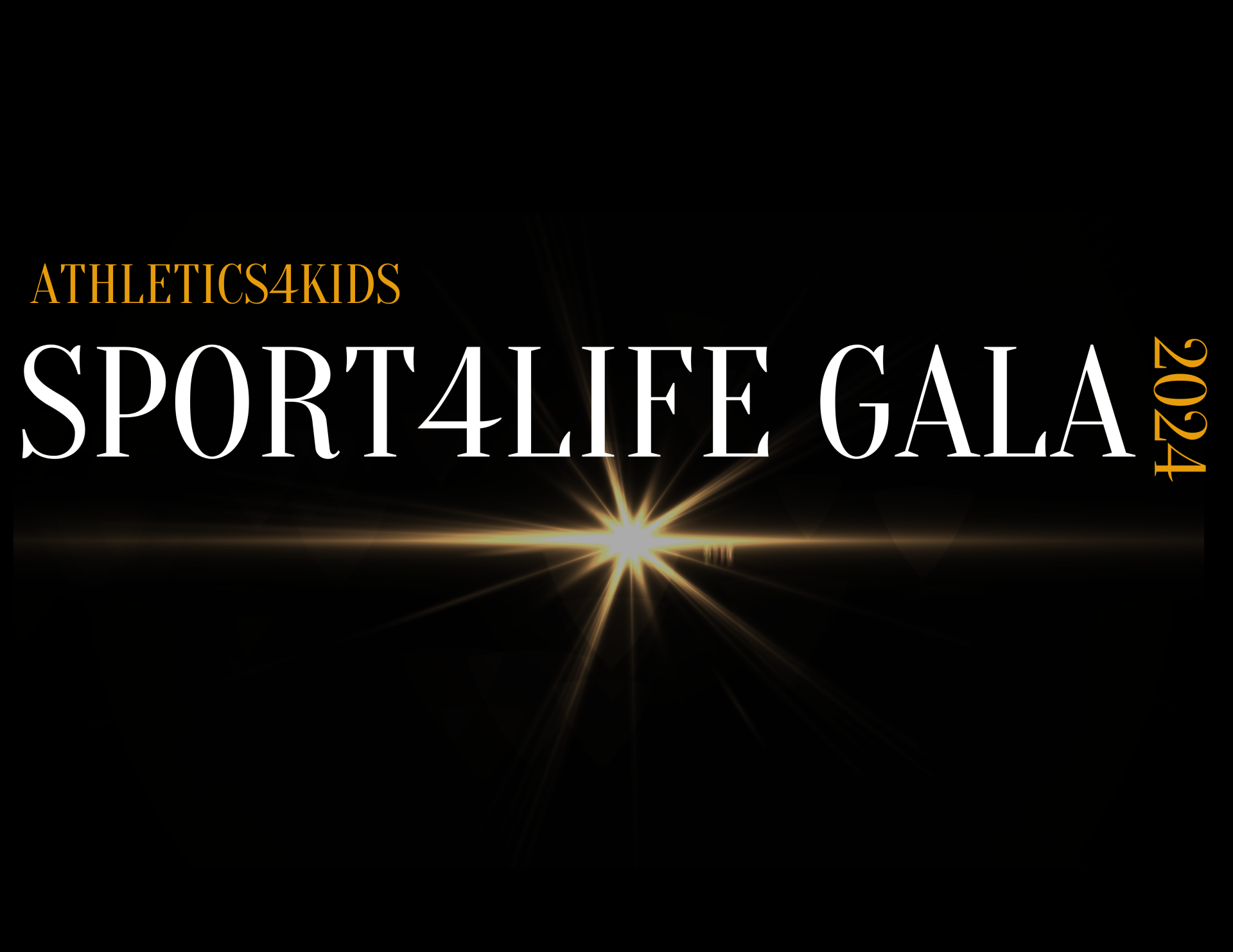 Athletics4Kids Sport4Life Gala 2024 logo