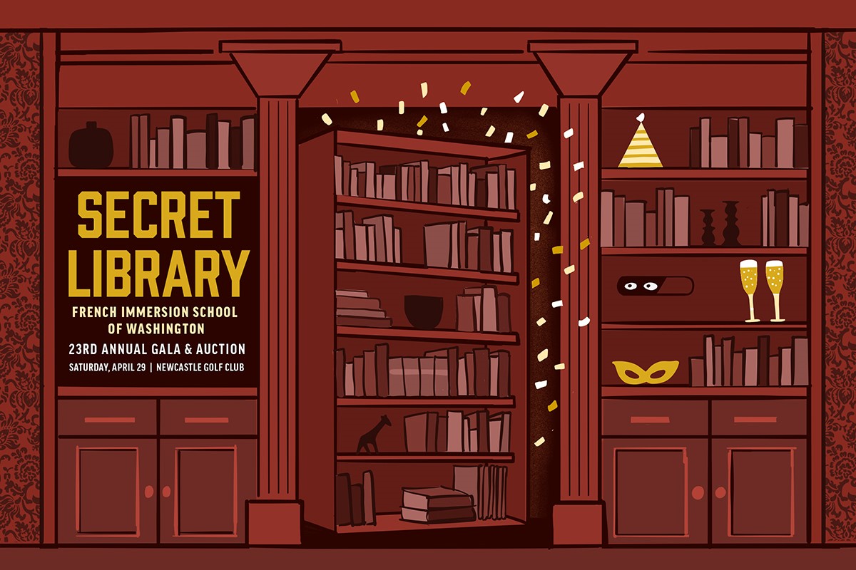 2023 Gala - Secret Library logo