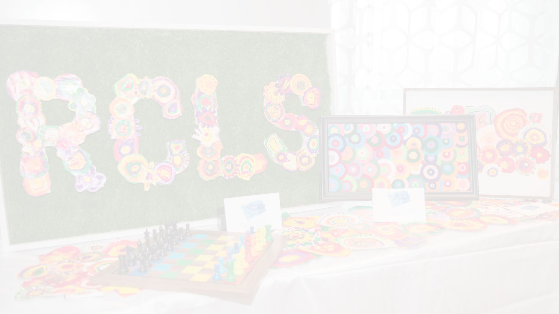 Blue & White Night 2023 background