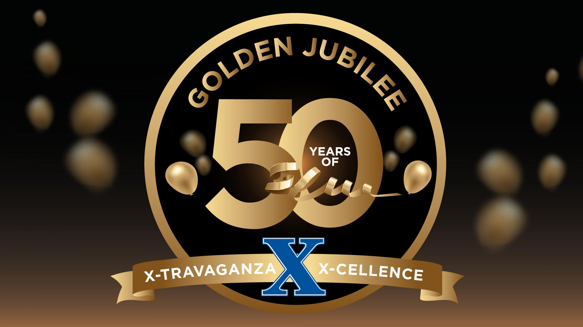 X-Travaganza 2023, Golden Jubilee logo