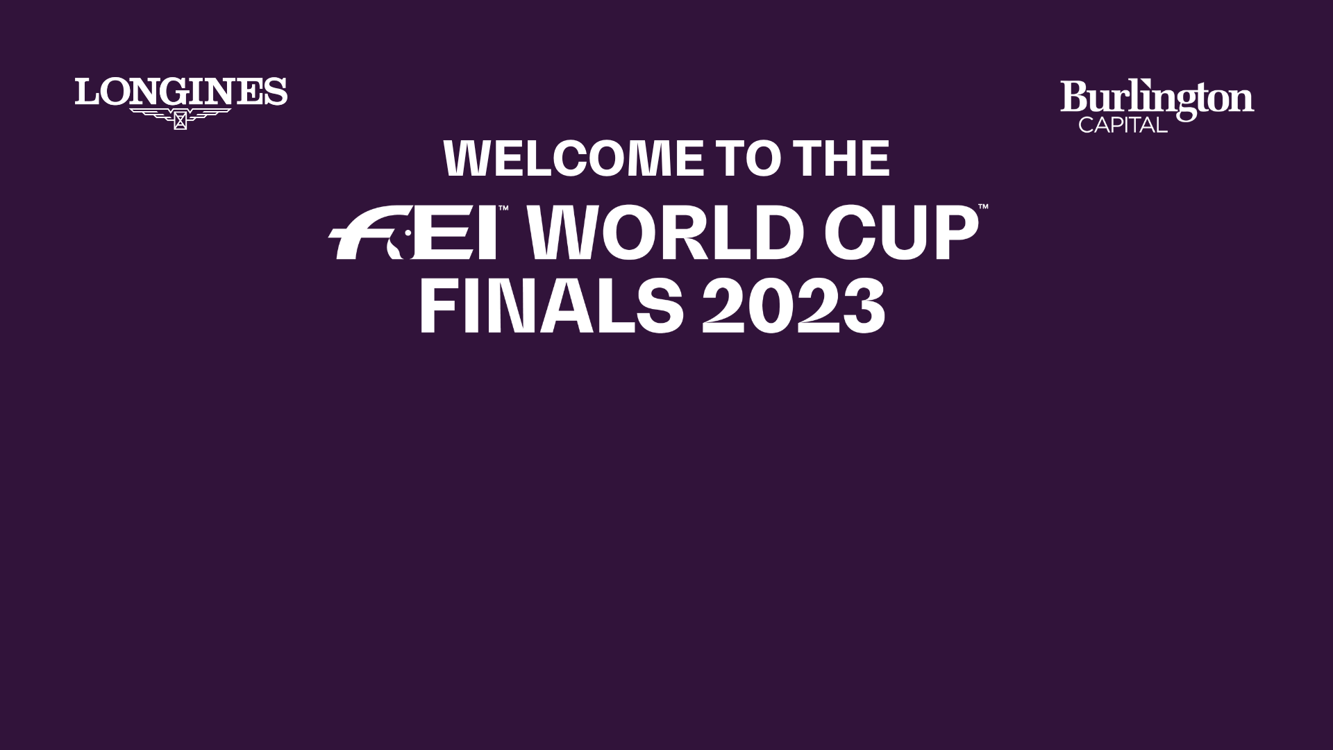 FEI World Cup™ Finals background