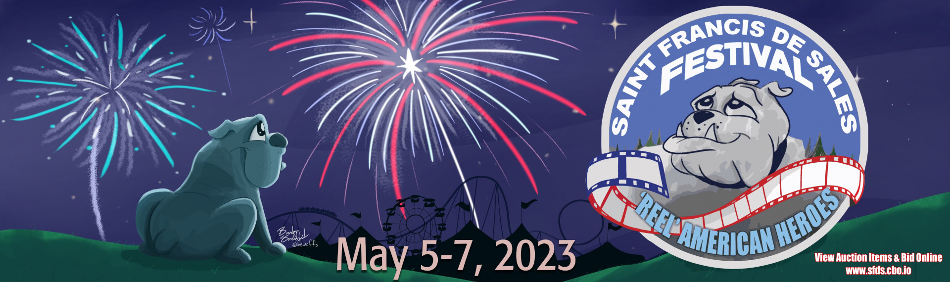 St. Francis de Sales 2023 Festival background